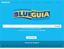 Tablet Screenshot of blueguia.com